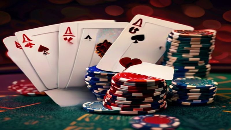 Minh họa luật cơ bản của Poker Texas Hold'em
